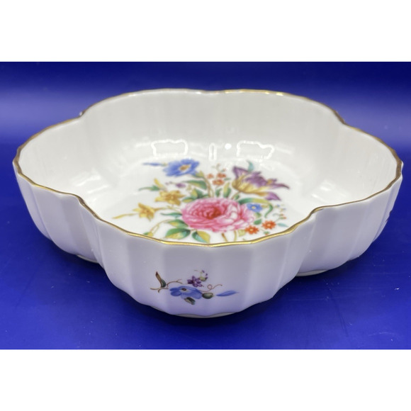 Vintage Royal Worcester Witley Garden Fine Bone China scalloped Dish - Picture 6 of 12